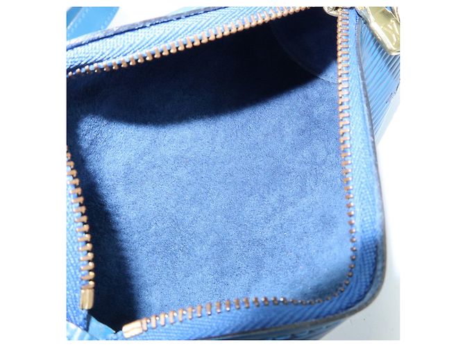 Borsa a tracolla e pochette Louis Vuitton Epi Soufflot Toledo Blue M52225 - vista 22