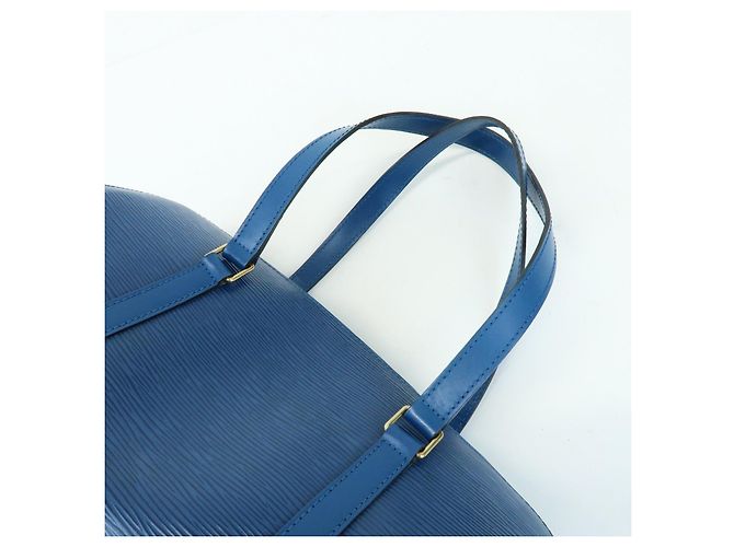 Borsa a tracolla e pochette Louis Vuitton Epi Soufflot Toledo Blue M52225 - vista 6