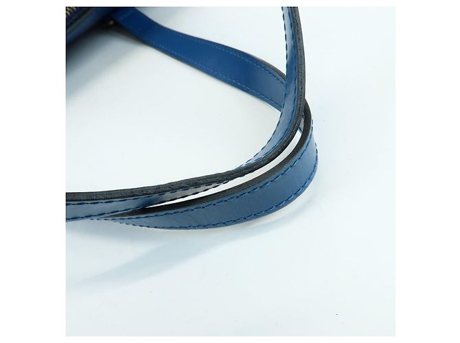 Borsa a tracolla e pochette Louis Vuitton Epi Soufflot Toledo Blue M52225 - vista 8