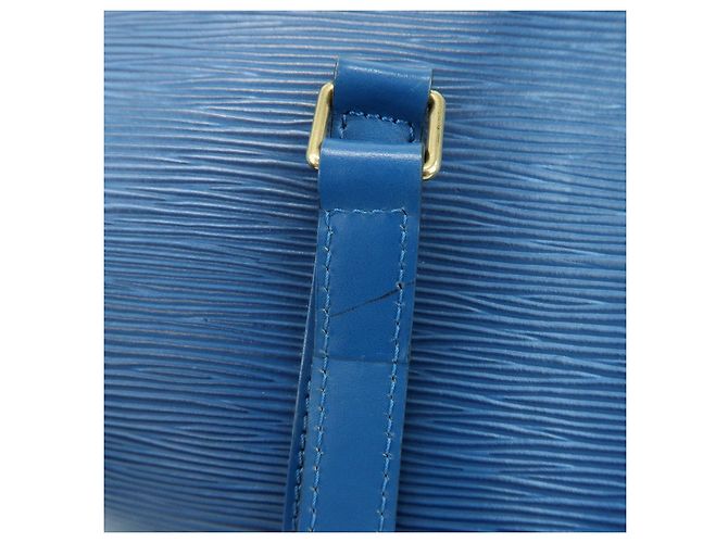 Borsa a tracolla e pochette Louis Vuitton Epi Soufflot Toledo Blue M52225 - vista 9