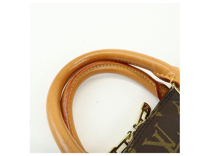 Louis Vuitton Monogram Alma PM Canvas Leather Hand Bag Brown M51130 - vista 11
