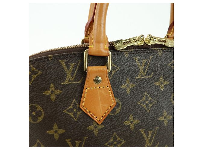 Louis Vuitton Monogram Alma PM Canvas Leather Hand Bag Brown M51130 - vista 12