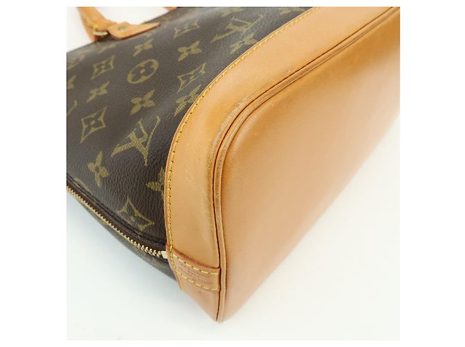Louis Vuitton Monogram Alma PM Canvas Leather Hand Bag Brown M51130 - vista 13