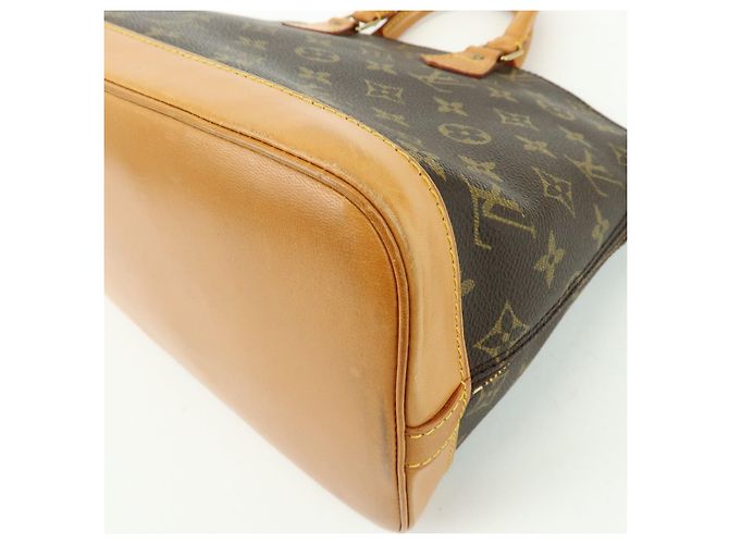 Louis Vuitton Monogram Alma PM Canvas Leather Hand Bag Brown M51130 - vista 14