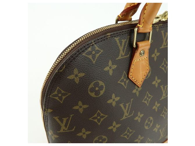 Louis Vuitton Monogram Alma PM Canvas Leather Hand Bag Brown M51130 - vista 16