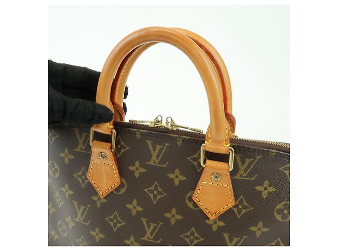 Louis Vuitton Monogram Alma PM Canvas Leather Hand Bag Brown M51130 - vista 8