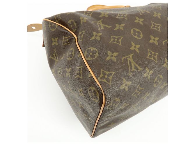 Borsa a mano Louis Vuitton Monogram Speedy 40 Borsa Boston Marrone M41522 - vista 14