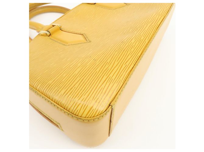 Borsa Boston Louis Vuitton Epi Jasmine Tassilli Yellow M52089 - vista 11