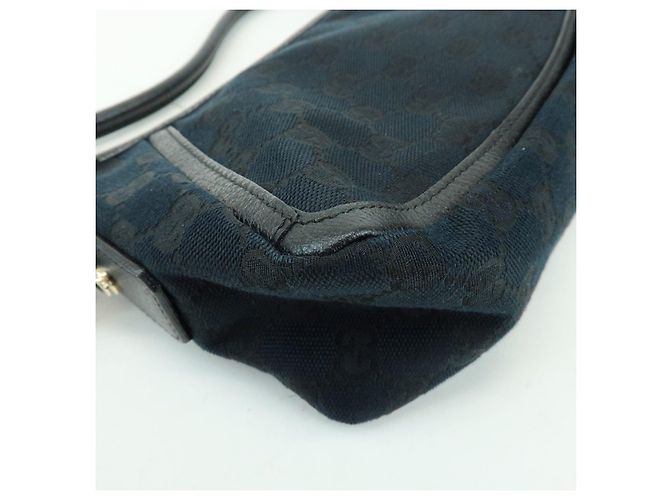 GUCCI Abbey GG Canvas Leather Pouch Shoulder Bag Hand Bag 130939 - vista 11