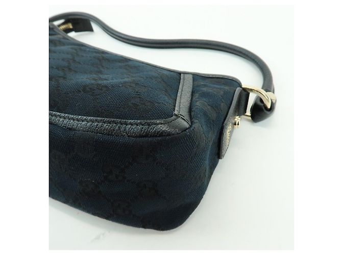 GUCCI Abbey GG Canvas Leather Pouch Shoulder Bag Hand Bag 130939 - vista 12