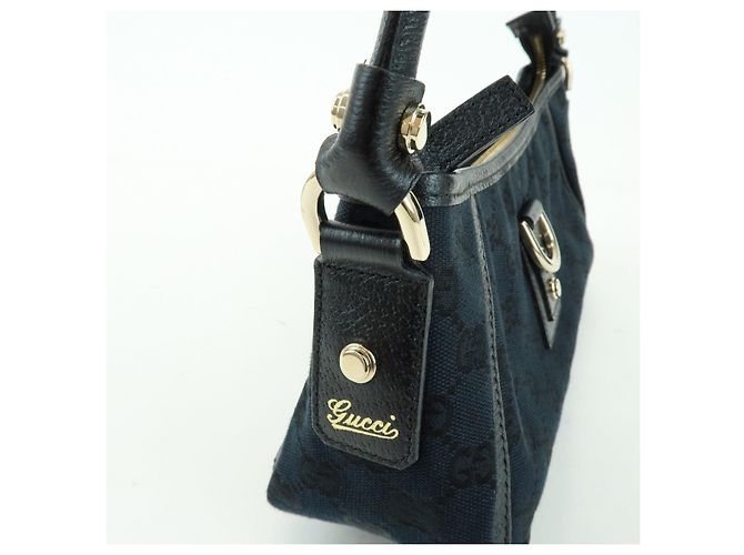 GUCCI Abbey GG Canvas Leather Pouch Shoulder Bag Hand Bag 130939 - vista 15