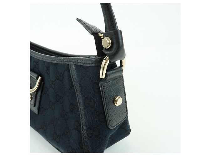 GUCCI Abbey GG Canvas Leather Pouch Shoulder Bag Hand Bag 130939 - vista 16