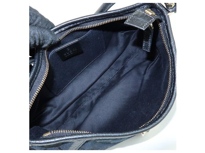 GUCCI Abbey GG Canvas Leather Pouch Shoulder Bag Hand Bag 130939 - vista 20