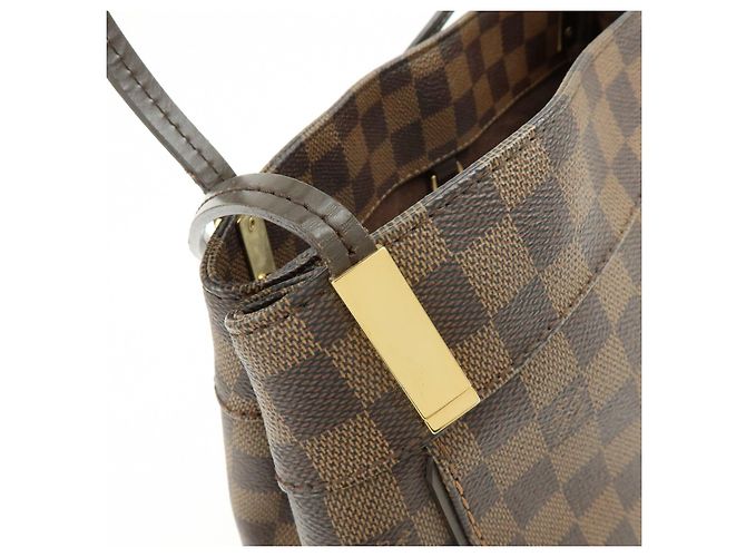Louis Vuitton Damier Ebene Marylebone PM Shoulder Bag Brown N41215 - vista 11