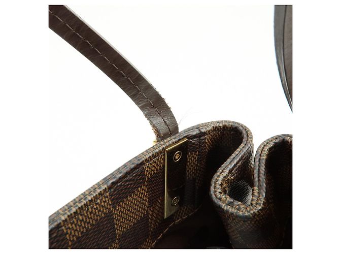 Louis Vuitton Damier Ebene Marylebone PM Shoulder Bag Brown N41215 - vista 12