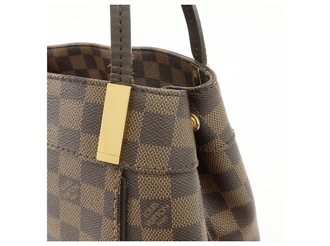 Louis Vuitton Damier Ebene Marylebone PM Shoulder Bag Brown N41215 - vista 17