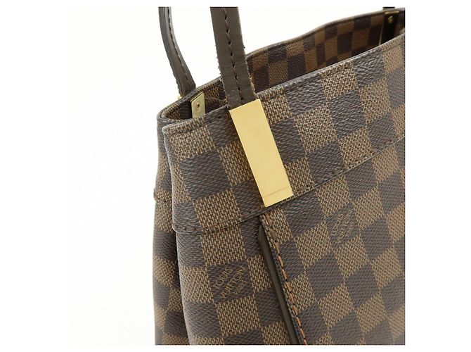 Louis Vuitton Damier Ebene Marylebone PM Shoulder Bag Brown N41215 - vista 18