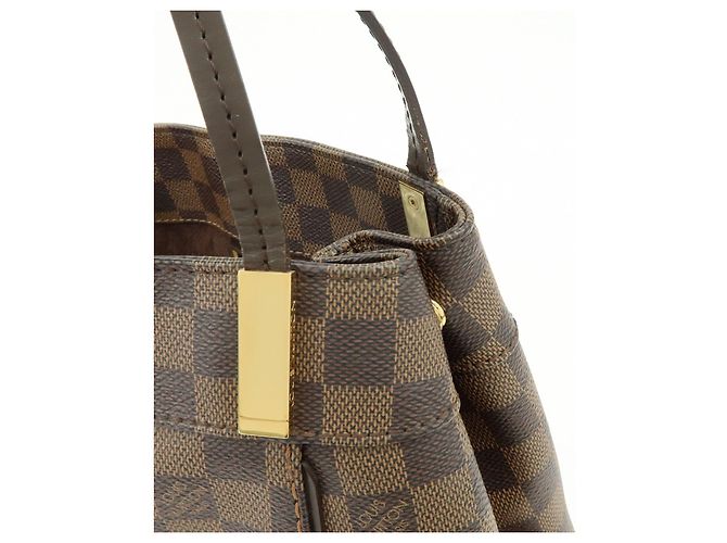 Louis Vuitton Damier Ebene Marylebone PM Shoulder Bag Brown N41215 - vista 19