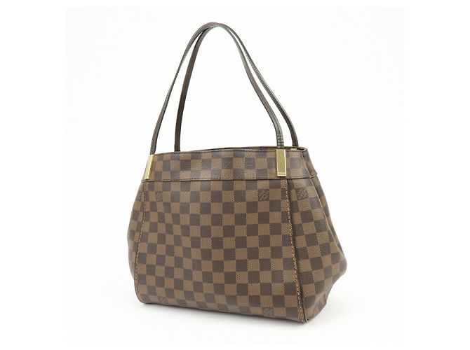 Louis Vuitton Damier Ebene Marylebone PM Shoulder Bag Brown N41215 - vista 3
