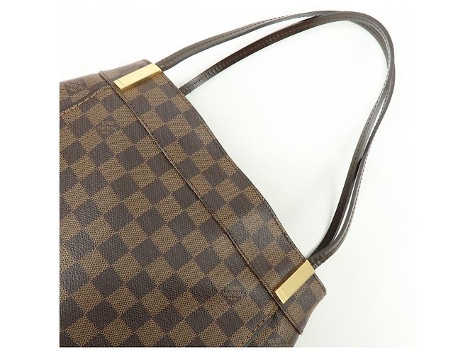 Louis Vuitton Damier Ebene Marylebone PM Shoulder Bag Brown N41215 - vista 6