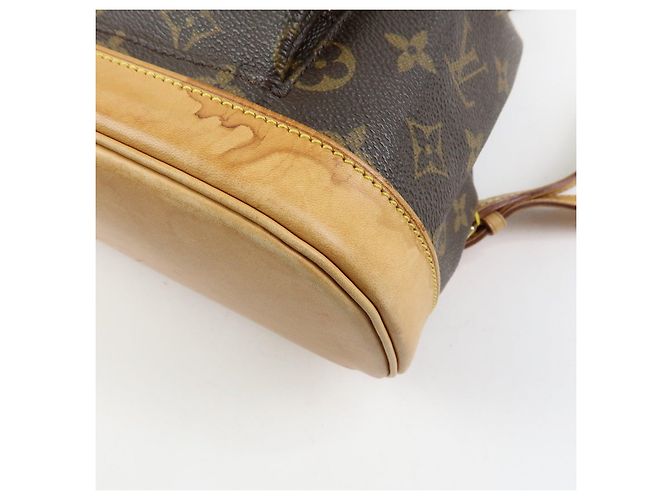 Zaino Louis Vuitton Monogram Montsouris MM Brown M51136 - vista 12
