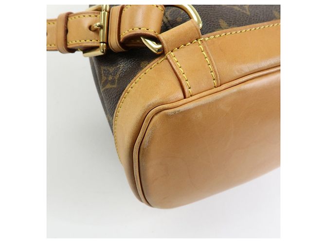 Zaino Louis Vuitton Monogram Montsouris MM Brown M51136 - vista 13