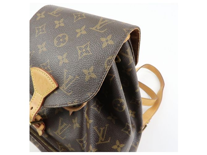 Zaino Louis Vuitton Monogram Montsouris MM Brown M51136 - vista 14