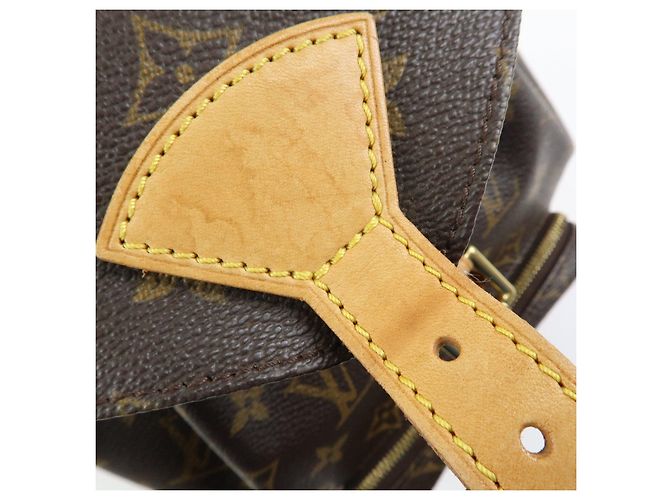 Zaino Louis Vuitton Monogram Montsouris MM Brown M51136 - vista 19
