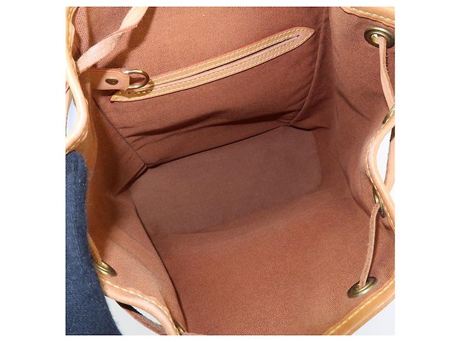 Zaino Louis Vuitton Monogram Montsouris MM Brown M51136 - vista 21