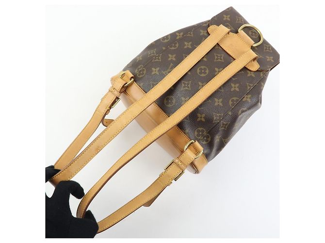 Zaino Louis Vuitton Monogram Montsouris MM Brown M51136 - vista 6