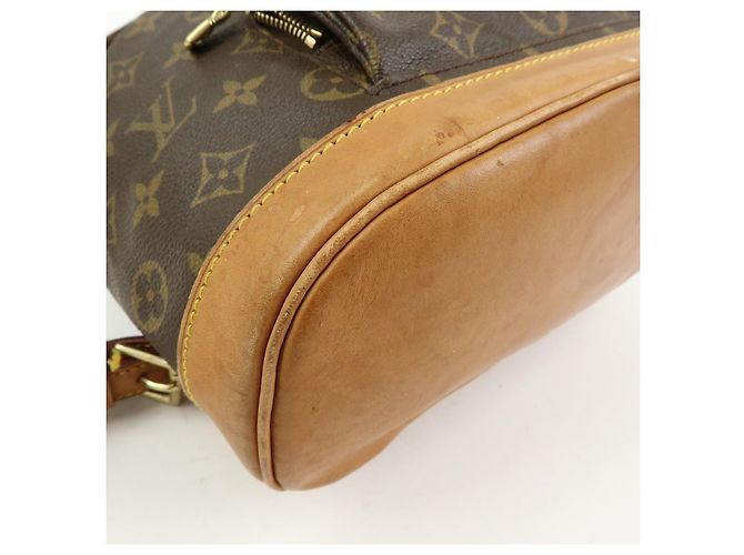 Zaino Louis Vuitton Monogram Montsouris MM Brown M51136 - vista 11