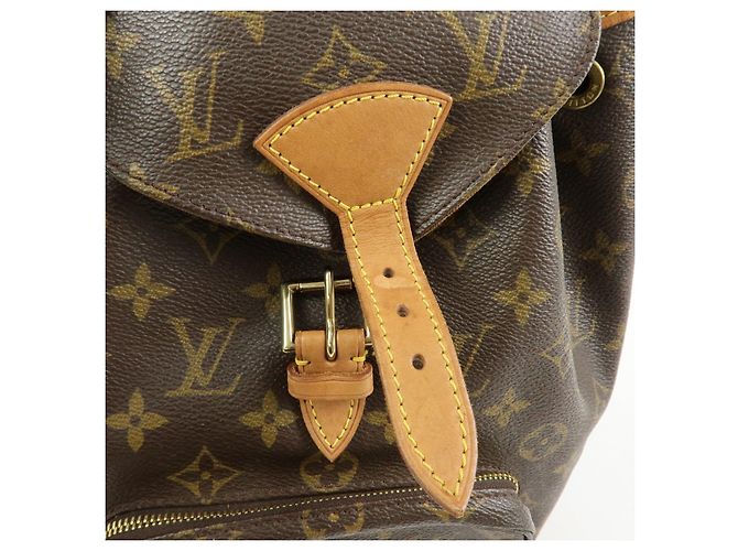 Zaino Louis Vuitton Monogram Montsouris MM Brown M51136 - vista 15