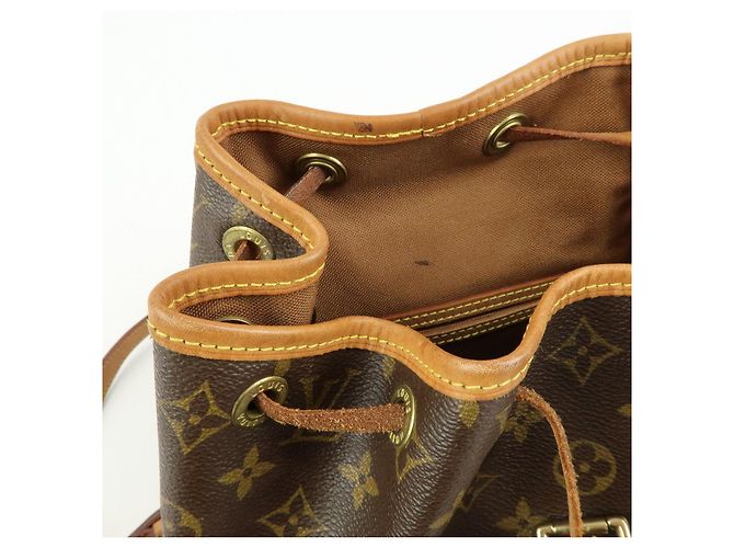 Zaino Louis Vuitton Monogram Montsouris MM Brown M51136 - vista 19