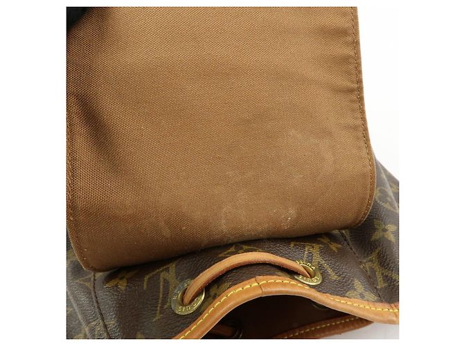 Zaino Louis Vuitton Monogram Montsouris MM Brown M51136 - vista 21