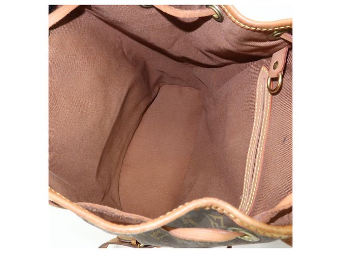 Zaino Louis Vuitton Monogram Montsouris MM Brown M51136 - vista 22