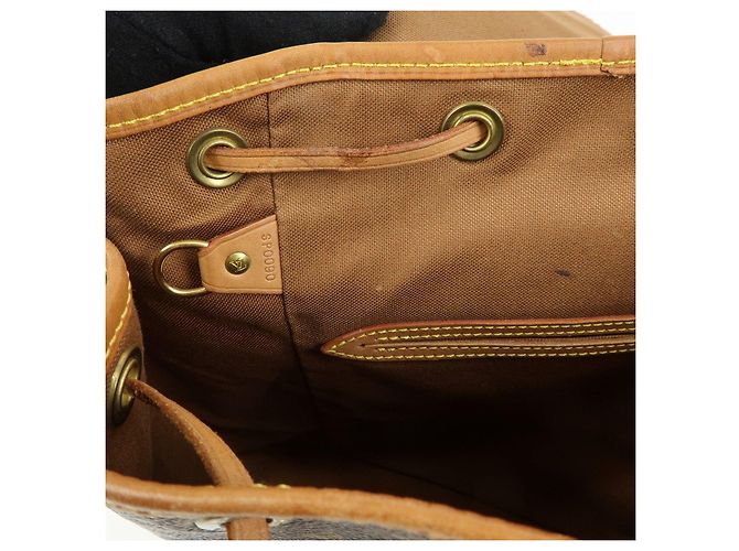 Zaino Louis Vuitton Monogram Montsouris MM Brown M51136 - vista 24