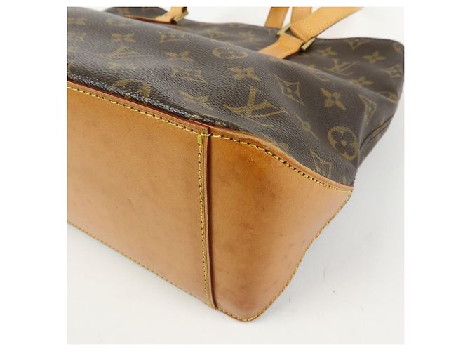 Borsa Cabas Piano Tote Bag Louis Vuitton Monogram Marrone M51148 - vista 12