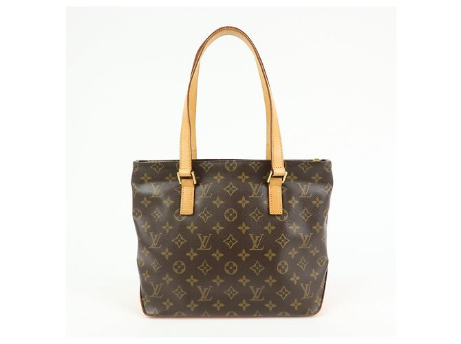 Borsa Cabas Piano Tote Bag Louis Vuitton Monogram Marrone M51148 - vista 2