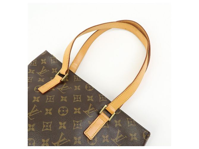 Borsa Cabas Piano Tote Bag Louis Vuitton Monogram Marrone M51148 - vista 6