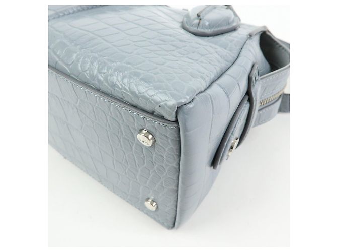 Borsa a mano e spalla 2Way in pelle goffrata TOD'S D Styling Grigio Chiaro - vista 12