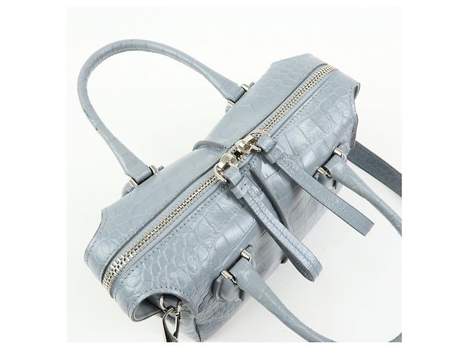 Borsa a mano e spalla 2Way in pelle goffrata TOD'S D Styling Grigio Chiaro - vista 19