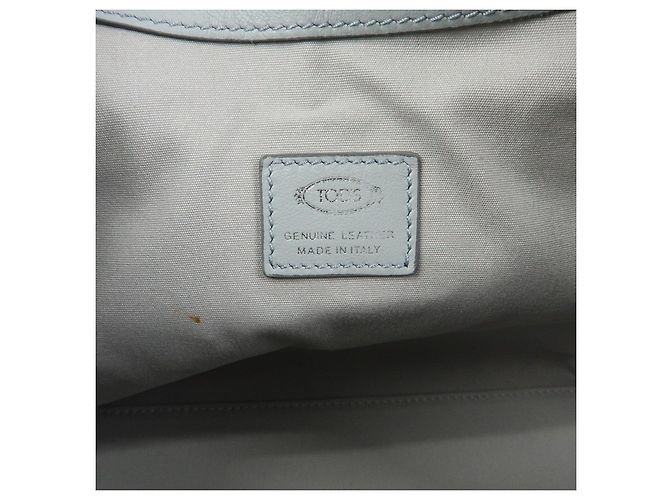 Borsa a mano e spalla 2Way in pelle goffrata TOD'S D Styling Grigio Chiaro - vista 24