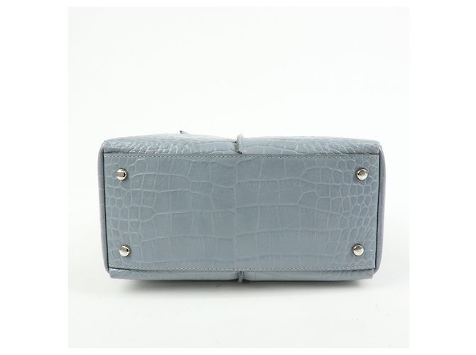 Borsa a mano e spalla 2Way in pelle goffrata TOD'S D Styling Grigio Chiaro - vista 5