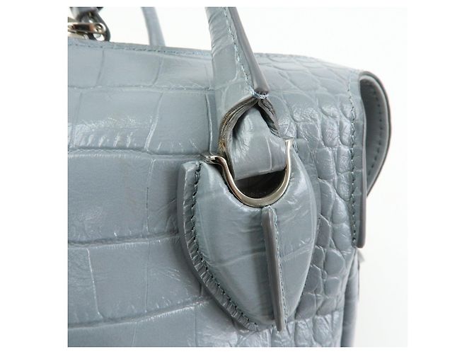 Borsa a mano e spalla 2Way in pelle goffrata TOD'S D Styling Grigio Chiaro - vista 8