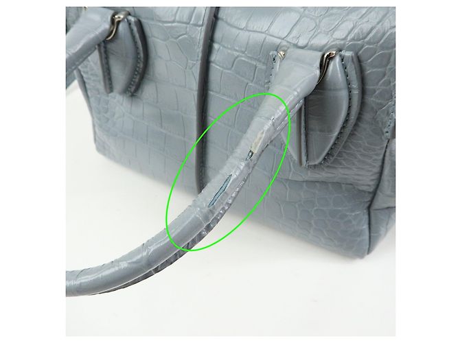 Borsa a mano e spalla 2Way in pelle goffrata TOD'S D Styling Grigio Chiaro - vista 9