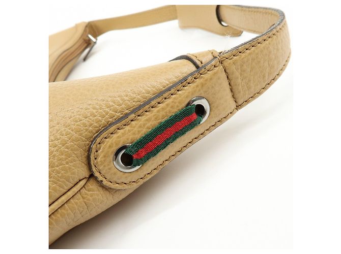 Borsa a tracolla e borsa a mano GUCCI Sherry in pelle Beige 293596 - vista 10