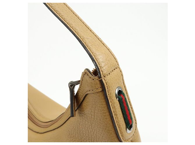 Borsa a tracolla e borsa a mano GUCCI Sherry in pelle Beige 293596 - vista 16