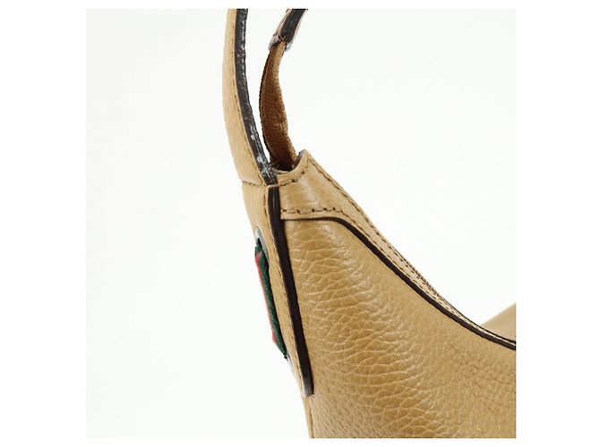 Borsa a tracolla e borsa a mano GUCCI Sherry in pelle Beige 293596 - vista 17
