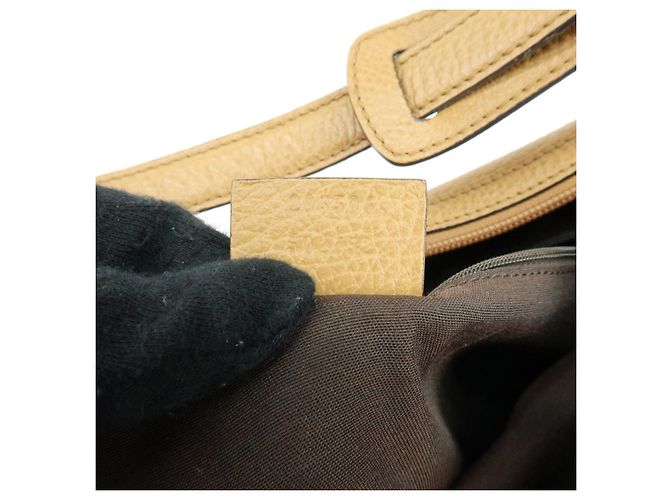 Borsa a tracolla e borsa a mano GUCCI Sherry in pelle Beige 293596 - vista 24