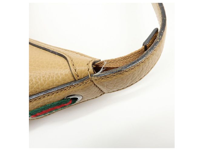 Borsa a tracolla e borsa a mano GUCCI Sherry in pelle Beige 293596 - vista 8